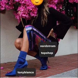 Tony Bianco Satin Boots